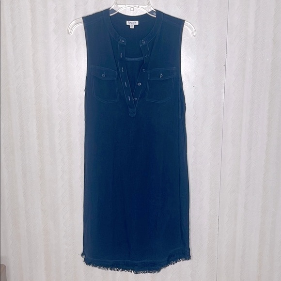 👗 SPLENDID Sheath Raw Hem Dress Size S - Picture 3 of 5